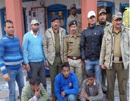 The three accused were arrested breaking warehouse